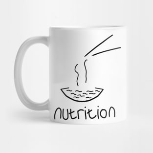 Nutrition Food Hand Drawing Mug